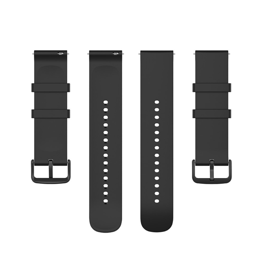 Cinturino in silicone per Universal 22mm, nero