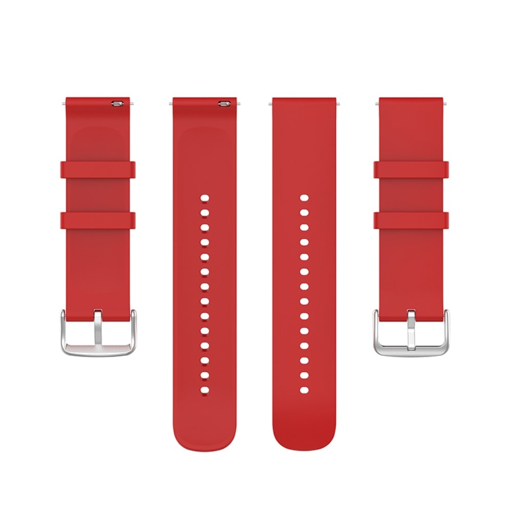 Cinturino in silicone per Universal 22mm, rosso