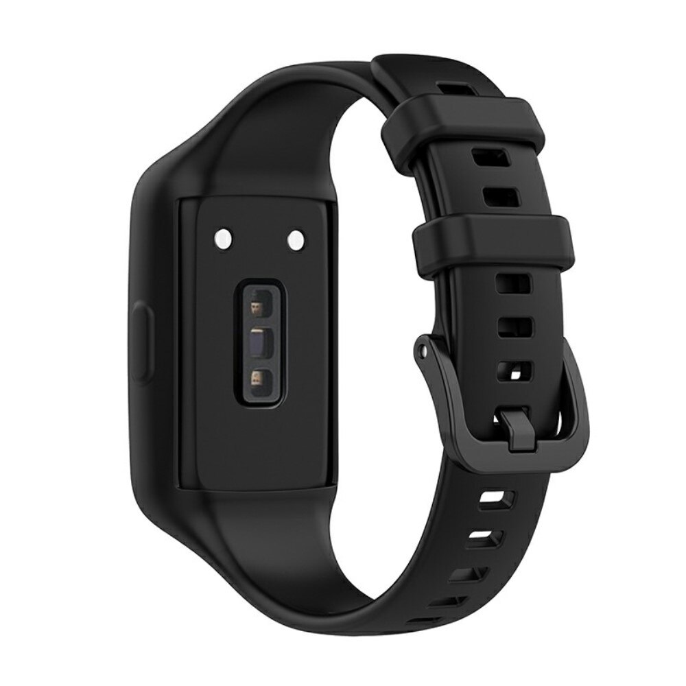 Cinturino in silicone per Huawei Band 6, Nero