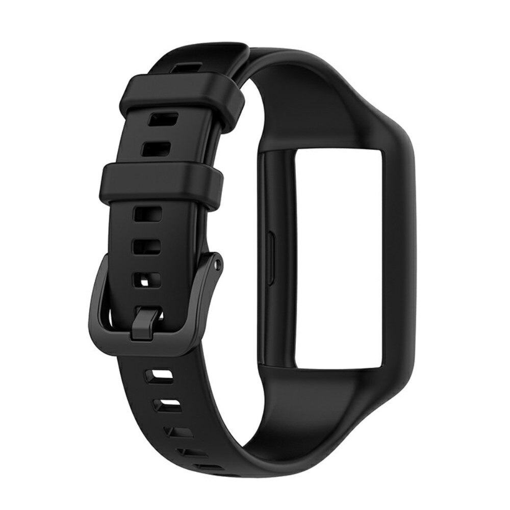 Cinturino in silicone per Huawei Band 6, Nero