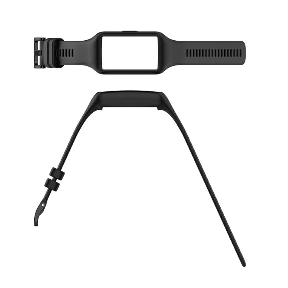 Cinturino in silicone per Huawei Band 6, Nero