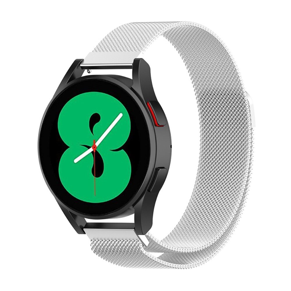 Cinturino in maglia milanese per Samsung Galaxy Watch 5 40mm, d'argento