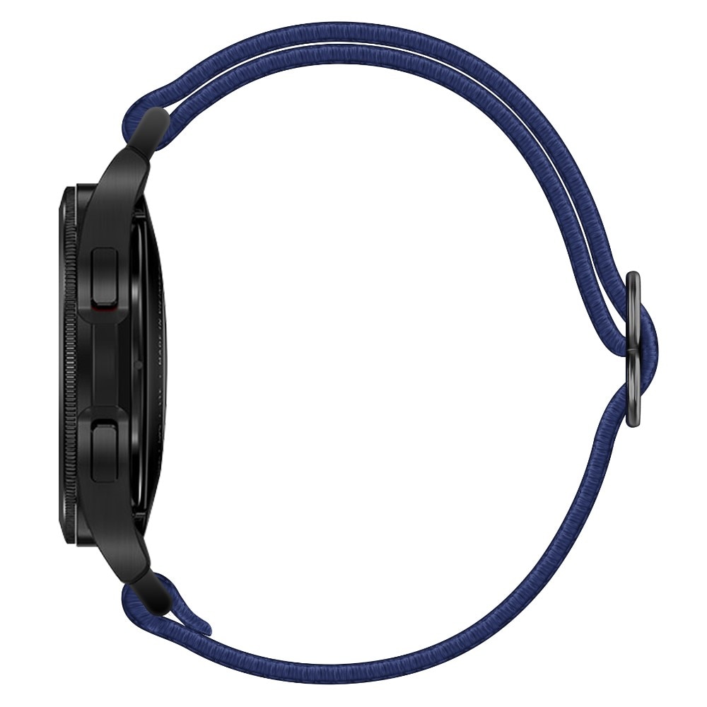 Cinturino in nylon elasticizzato Universal 22mm blu scuro