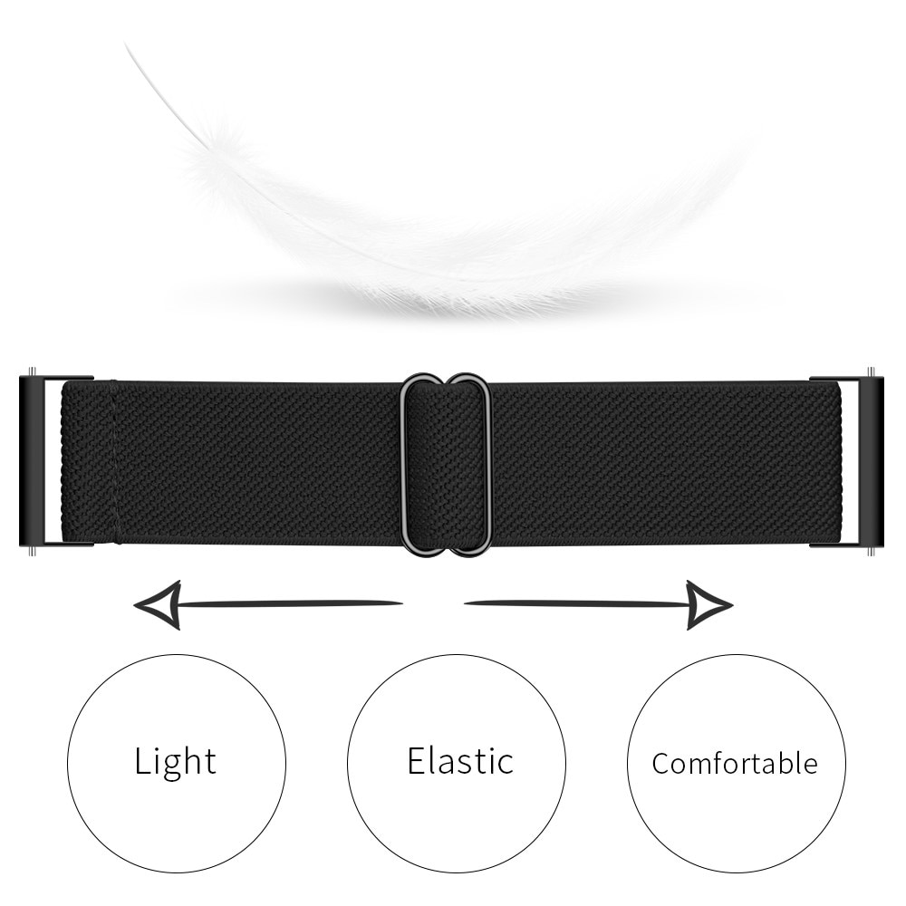 Cinturino in nylon elasticizzato Withings ScanWatch Nova, nero