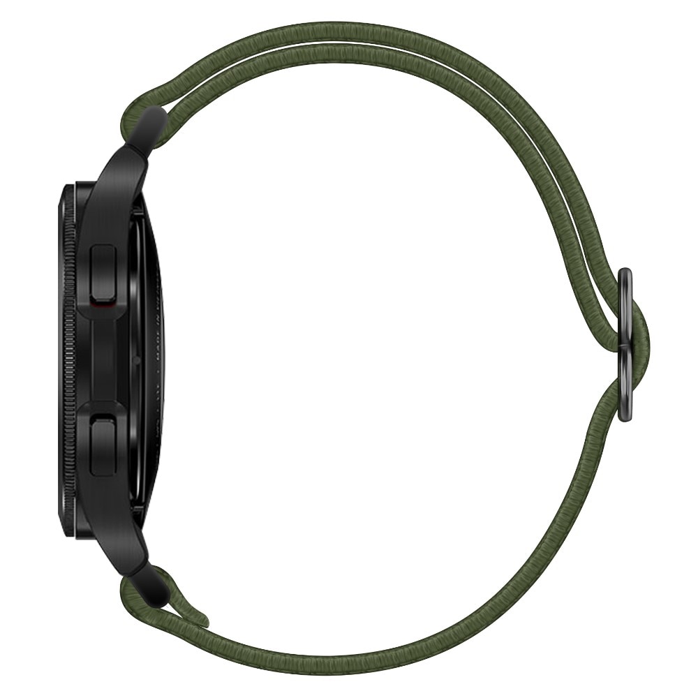 Cinturino in nylon elasticizzato Samsung Galaxy Watch 6 Classic 47mm, verde scuro