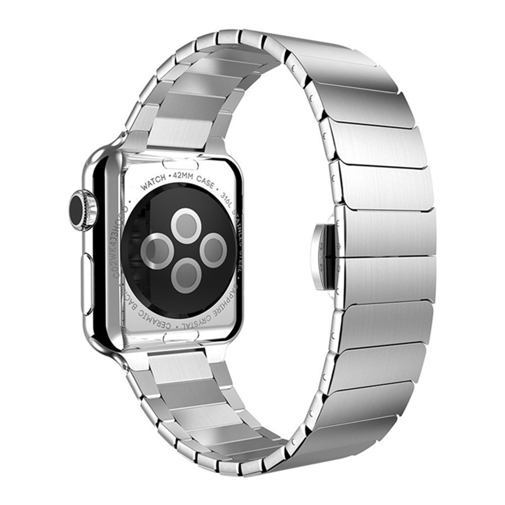 Bracciale a maglie Apple Watch 44mm d'argento