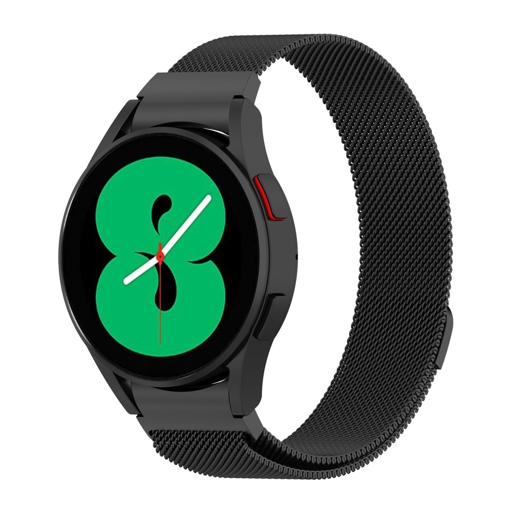 Loop in maglia milanese Full Fit Samsung Galaxy Watch 4 Classic 46mm Nero