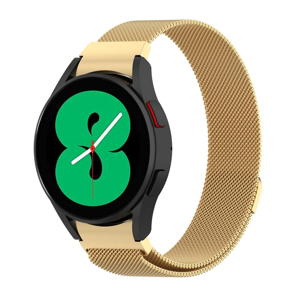 Loop in maglia milanese Full Fit Samsung Galaxy Watch 4 Classic 46mm Oro