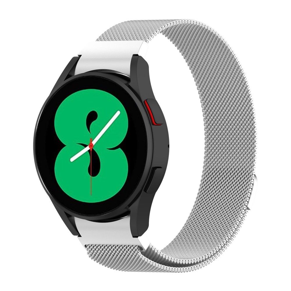Loop in maglia milanese Full Fit Samsung Galaxy Watch 5 Pro, d'argento