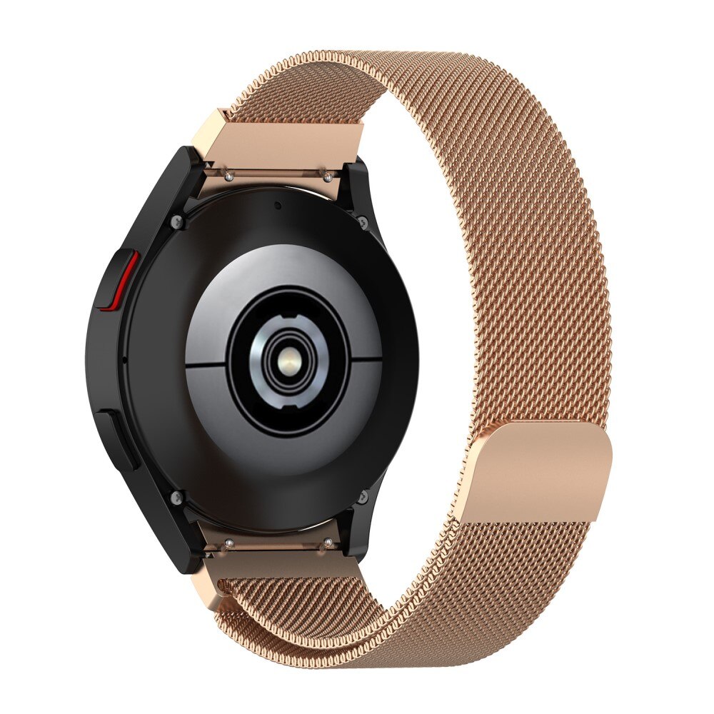 Loop in maglia milanese Full Fit Samsung Galaxy Watch 4 Classic 42mm Oro Rosa