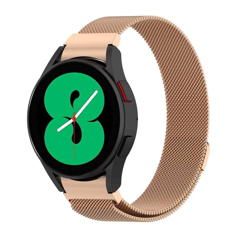 Loop in maglia milanese Full Fit Samsung Galaxy Watch 6 Classic 43mm, oro rosa