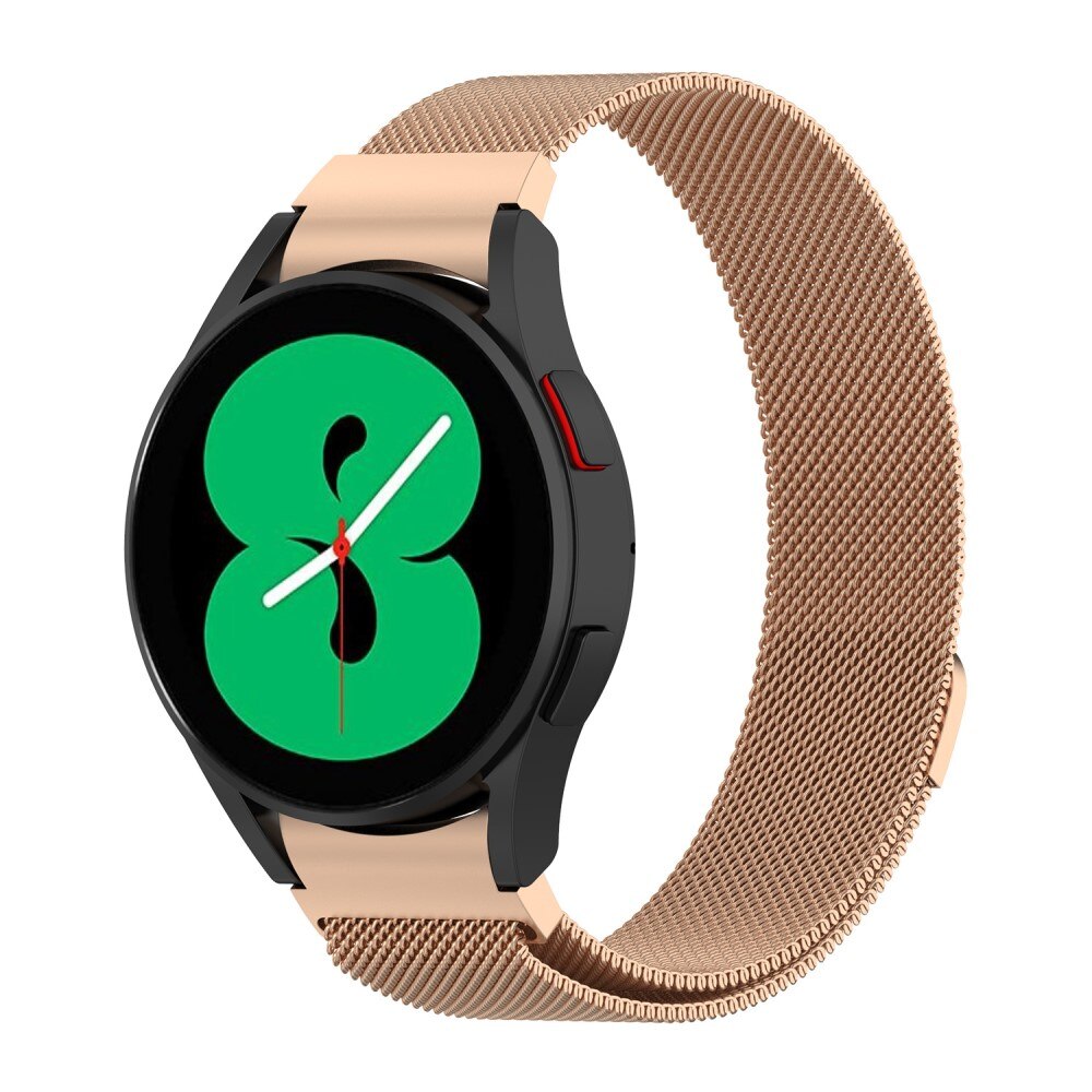 Loop in maglia milanese Full Fit Samsung Galaxy Watch 4 40mm Oro Rosa