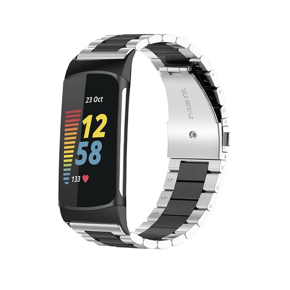 Cinturino in metallo Fitbit Charge 5 D'argento