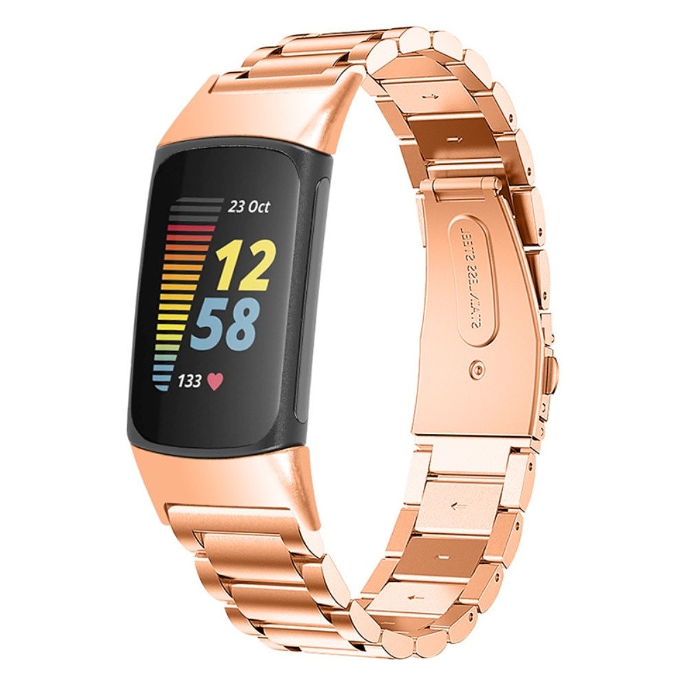 Cinturino in metallo Fitbit Charge 6 Oro Rosa