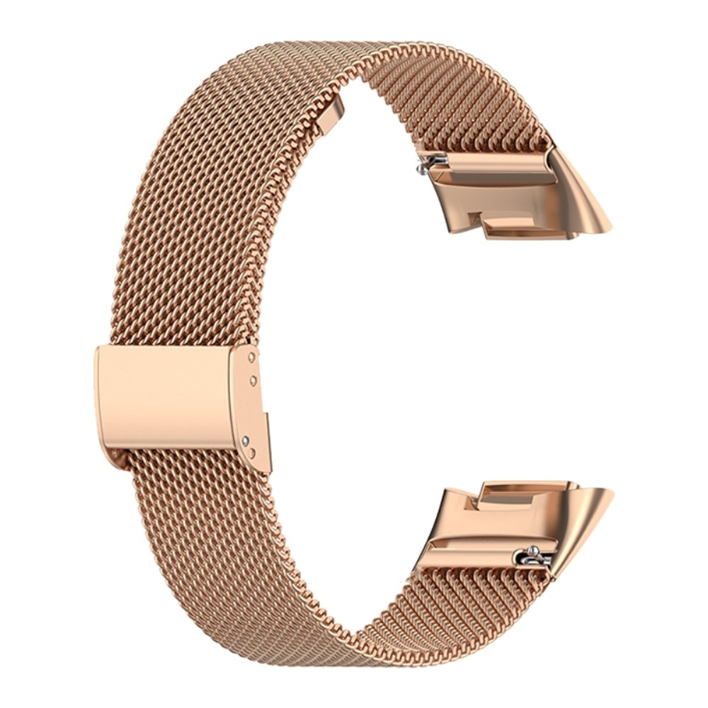 Cinturino in rete Fitbit Charge 5 Rose Gold