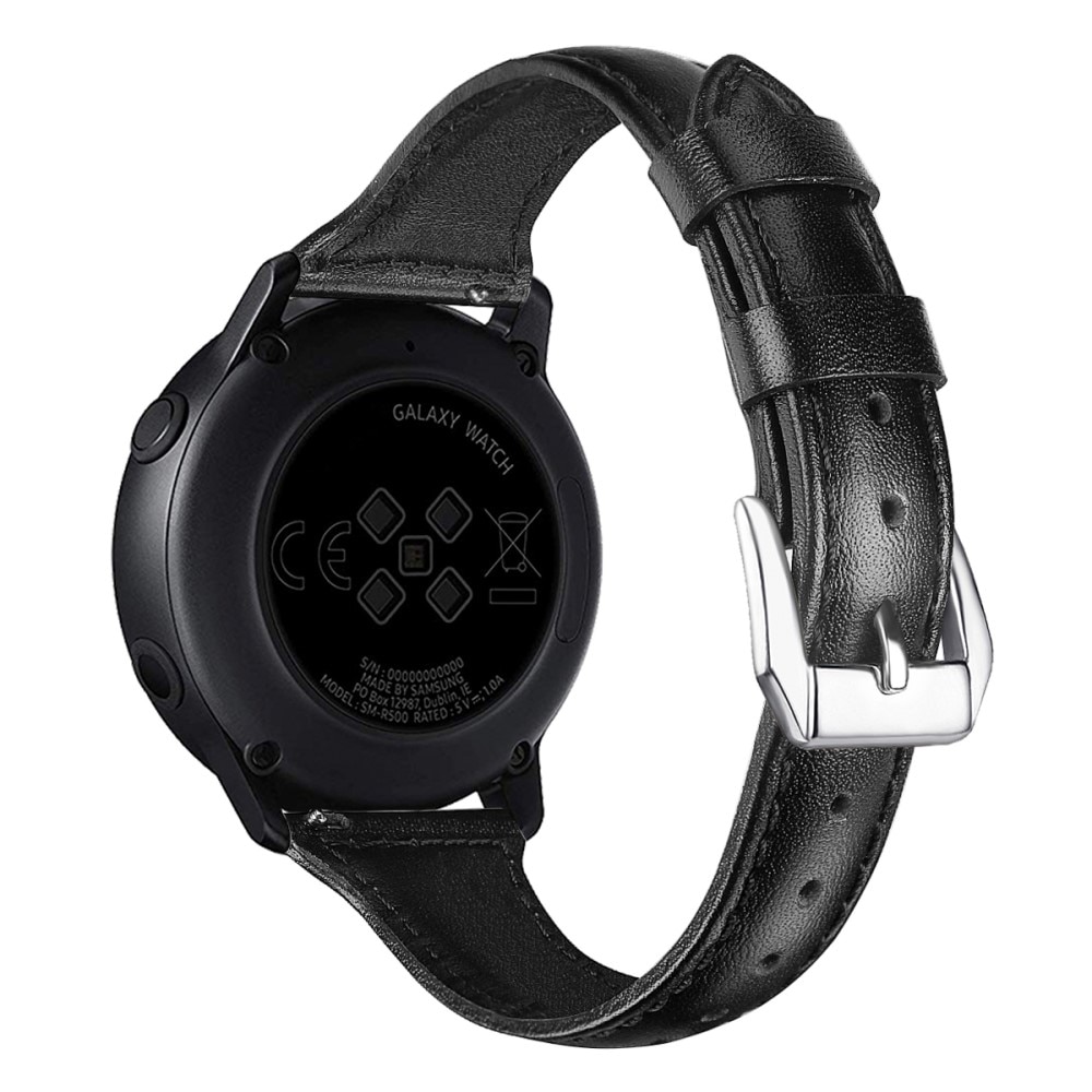 Cinturino sottile in pelle Amazfit GTS 4 Mini nero