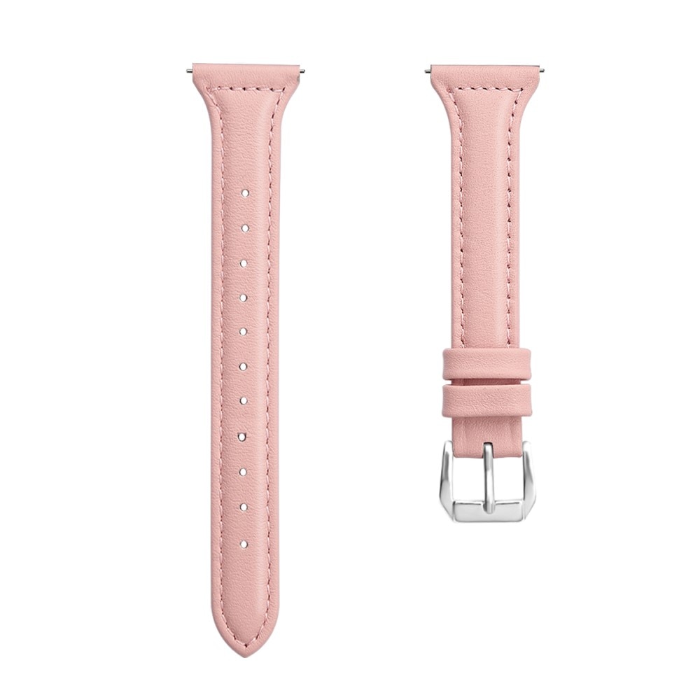 Cinturino sottile in pelle Garmin Vivoactive 5 rosa