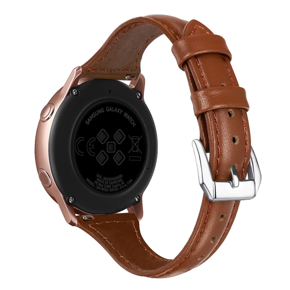 Cinturino sottile in pelle Withings ScanWatch Nova marrone