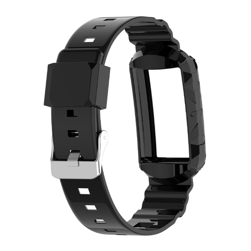 Cinturino in silicone per Fitbit Charge 6, nero