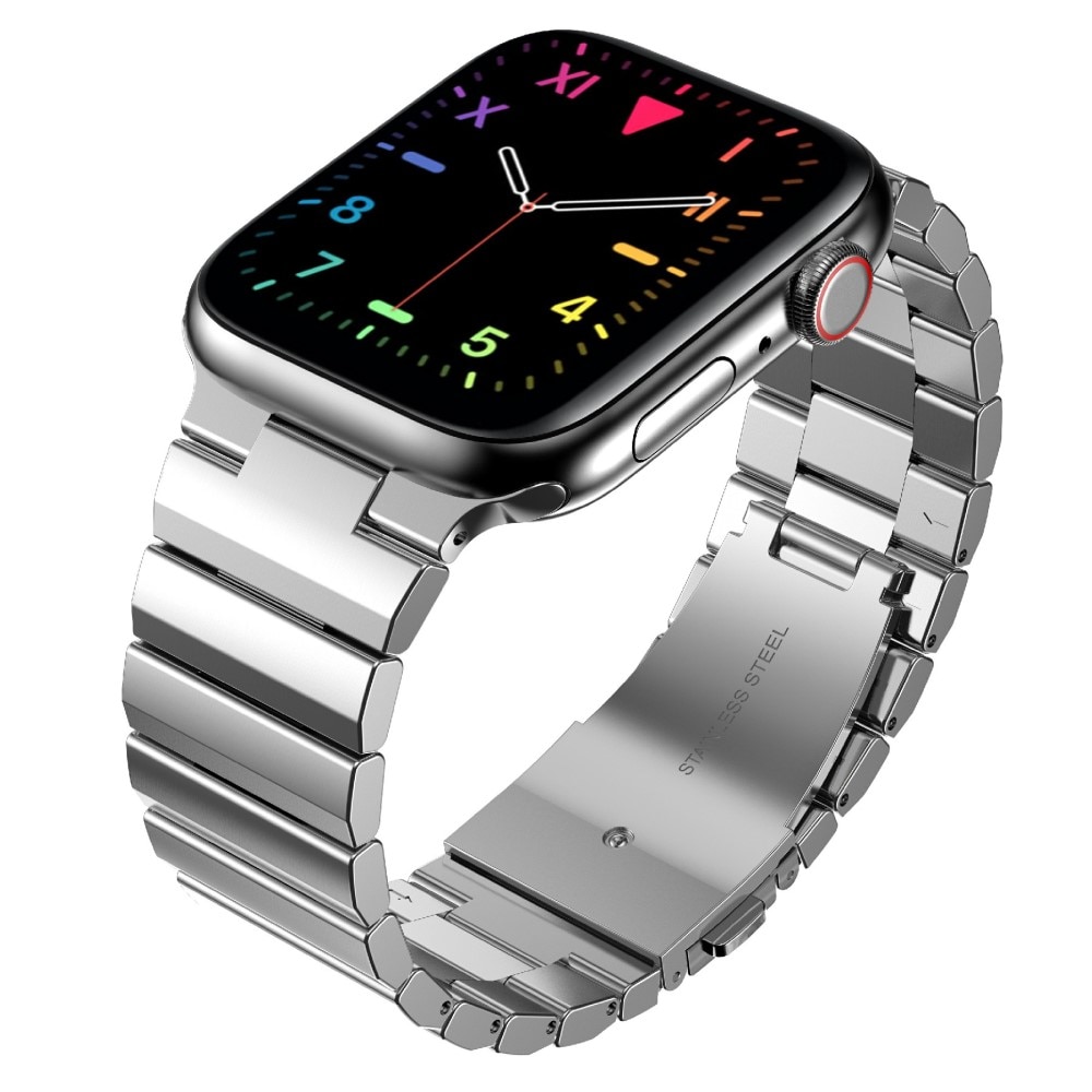 Bracciale a maglie Apple Watch 41mm Series 9 d'argento
