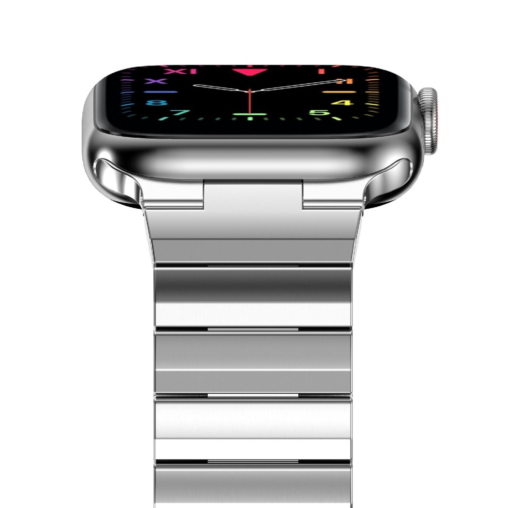 Bracciale a maglie Apple Watch 41mm Series 9 d'argento
