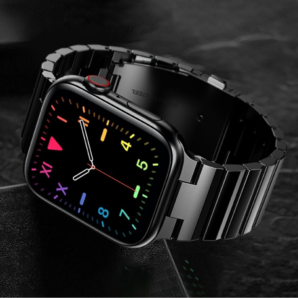 Bracciale a maglie Apple Watch 45mm Series 7 nero