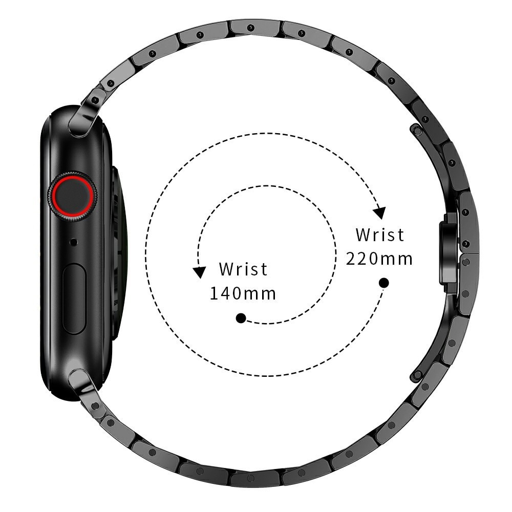 Bracciale a maglie Apple Watch 41mm Series 9 nero