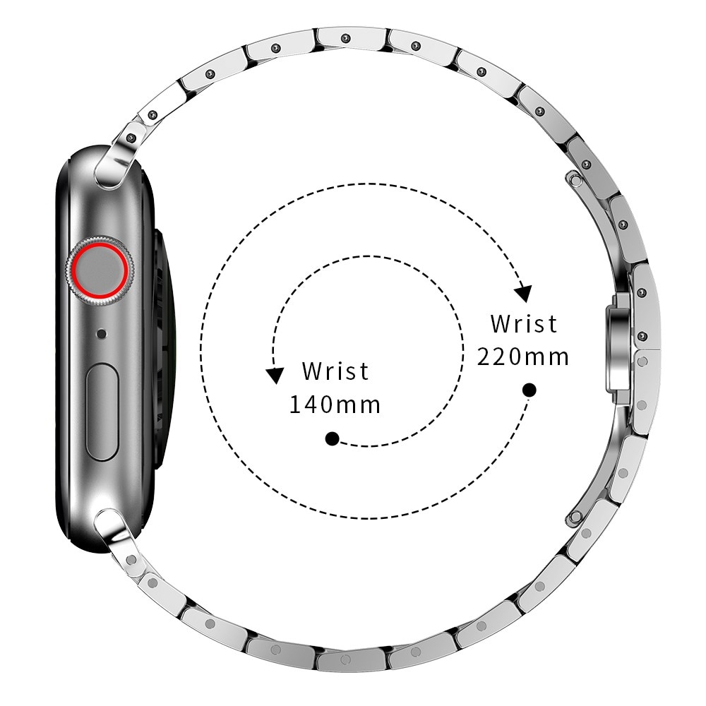 Cinturino in metallo Business Apple Watch 41mm Series 9 d'argento
