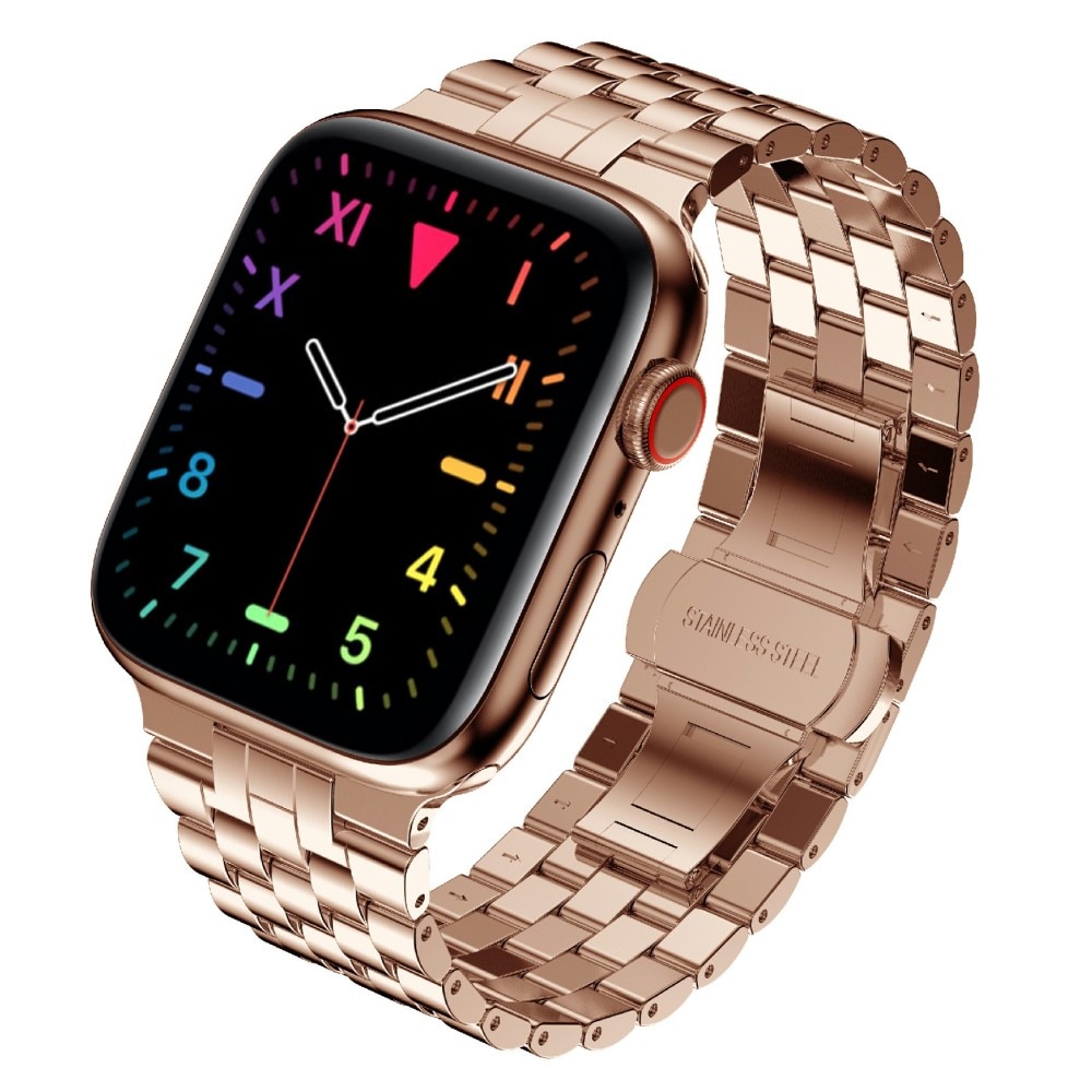 Cinturino in metallo Business Apple Watch 41mm Series 8 Oro Rosa