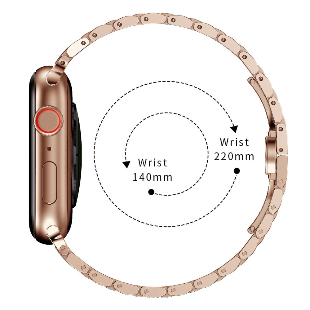 Cinturino in metallo Business Apple Watch 41mm Series 8 Oro Rosa