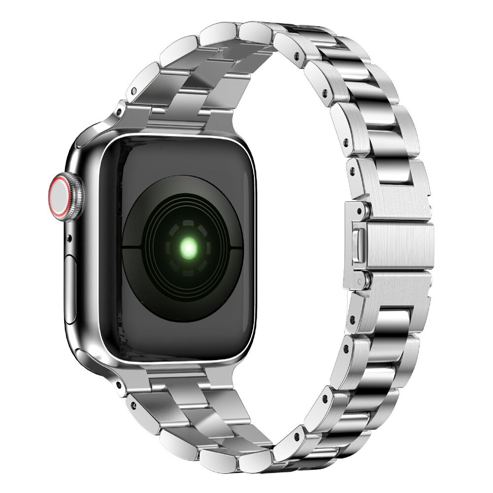 Cinturino sottile in metallo Apple Watch 45mm Series 7 d'argento