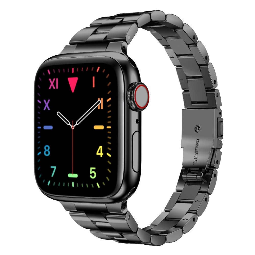 Cinturino sottile in metallo Apple Watch 44mm nero