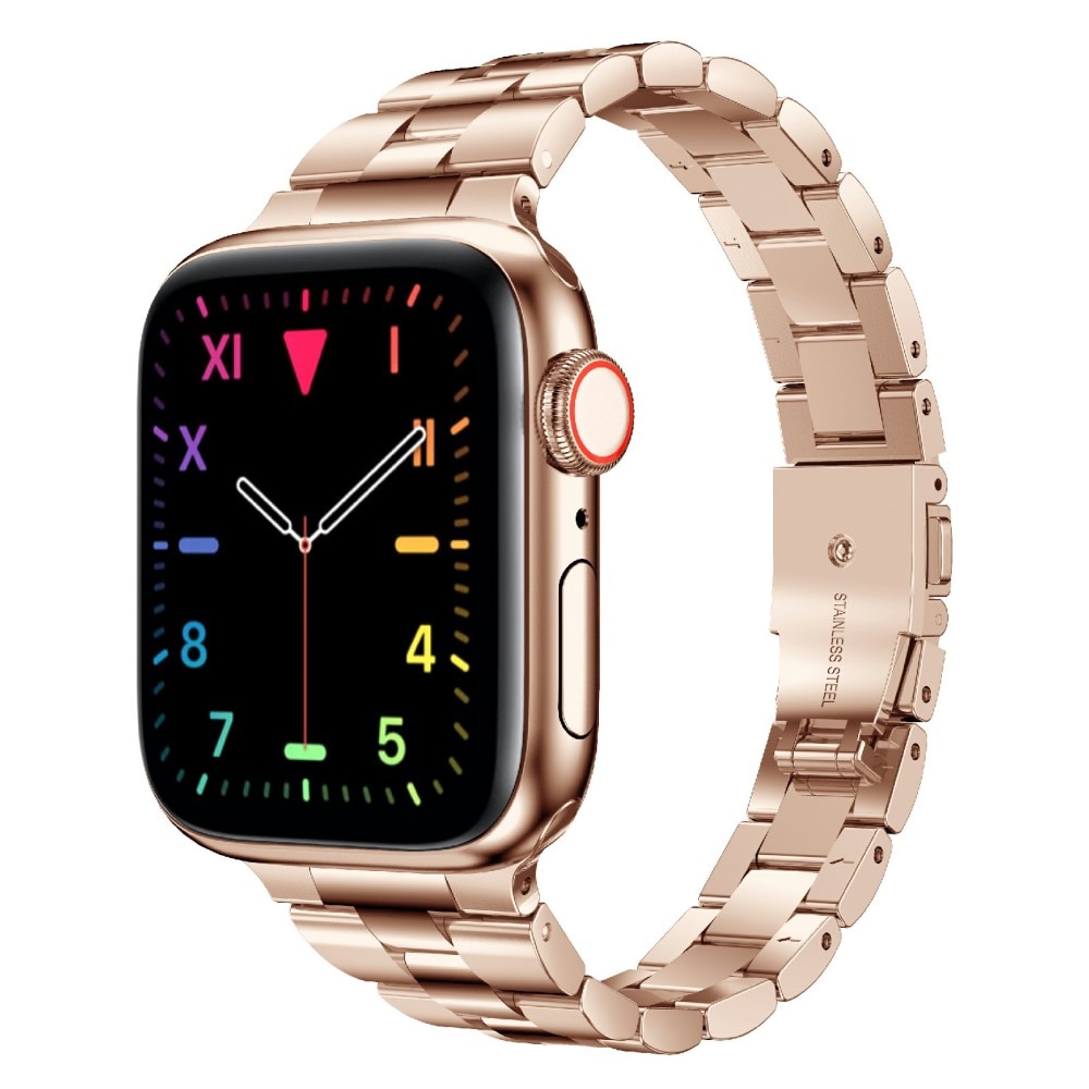 Cinturino sottile in metallo Apple Watch 41mm Series 9 oro rosa
