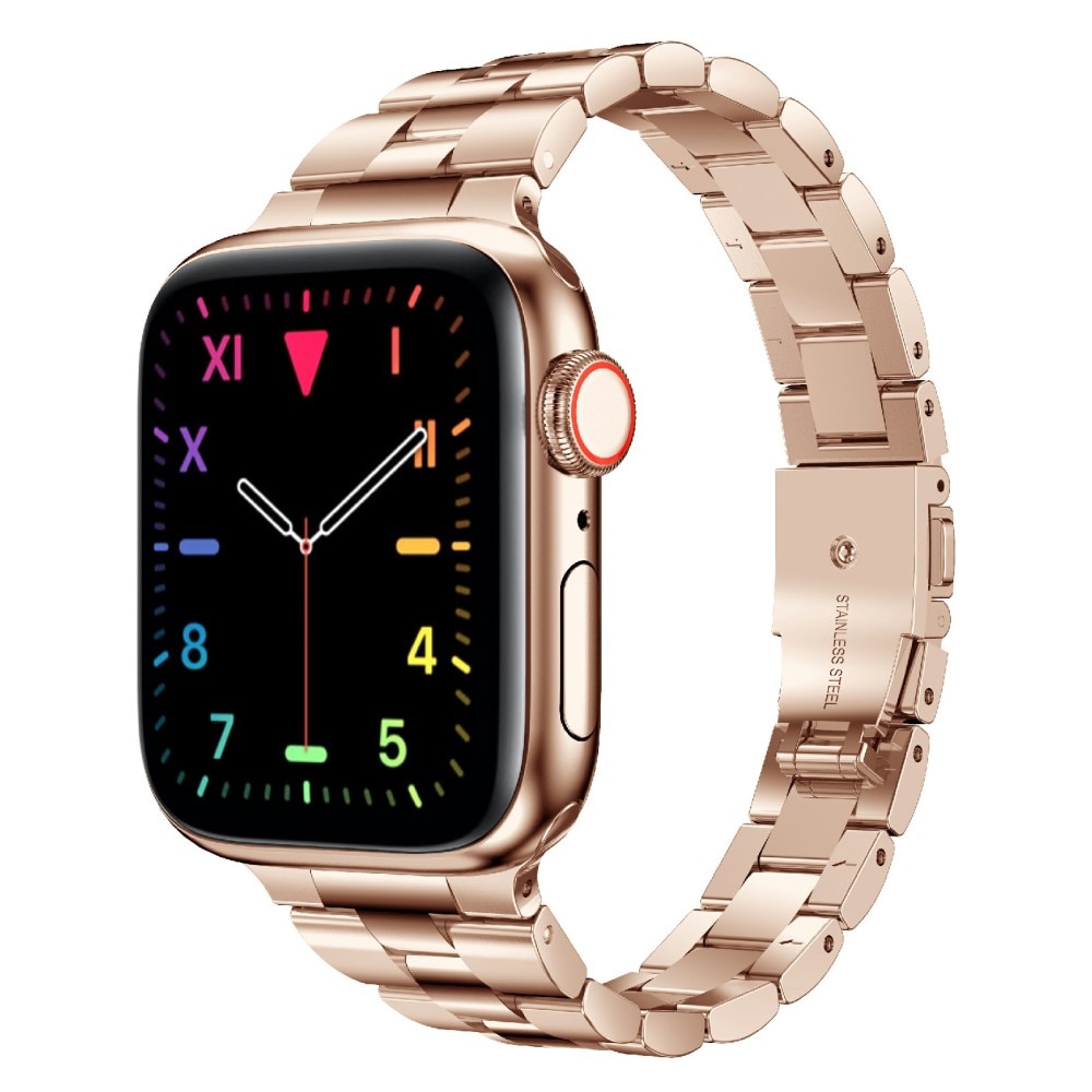 Cinturino sottile in metallo Apple Watch 45mm Series 7 oro rosa