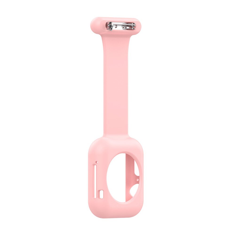 Orologi da infermiere custodia in silicone Apple Watch 40mm rosa