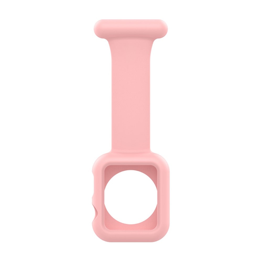 Orologi da infermiere custodia in silicone Apple Watch 38mm rosa