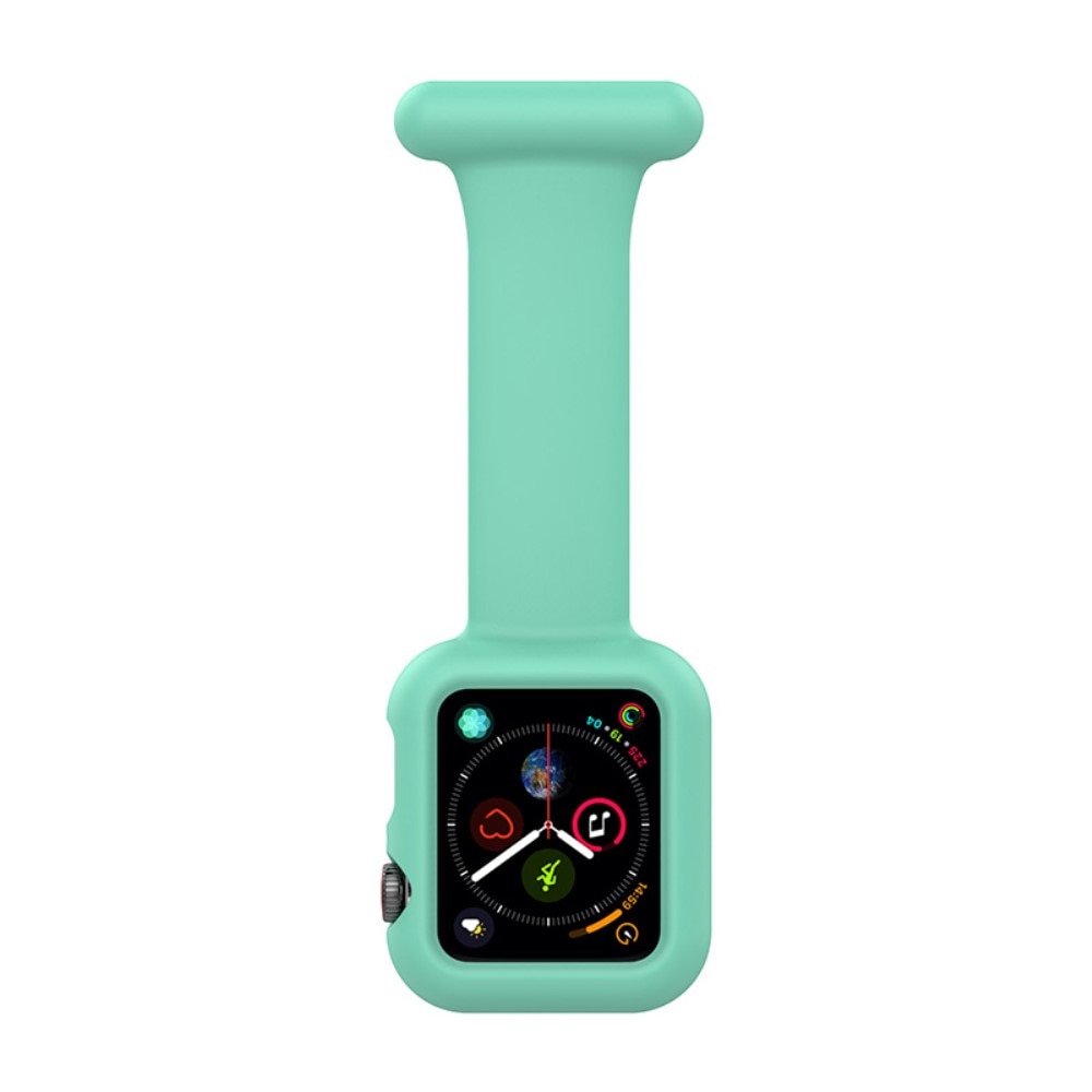 Orologi da infermiere custodia in silicone Apple Watch 41mm Series 9 verde