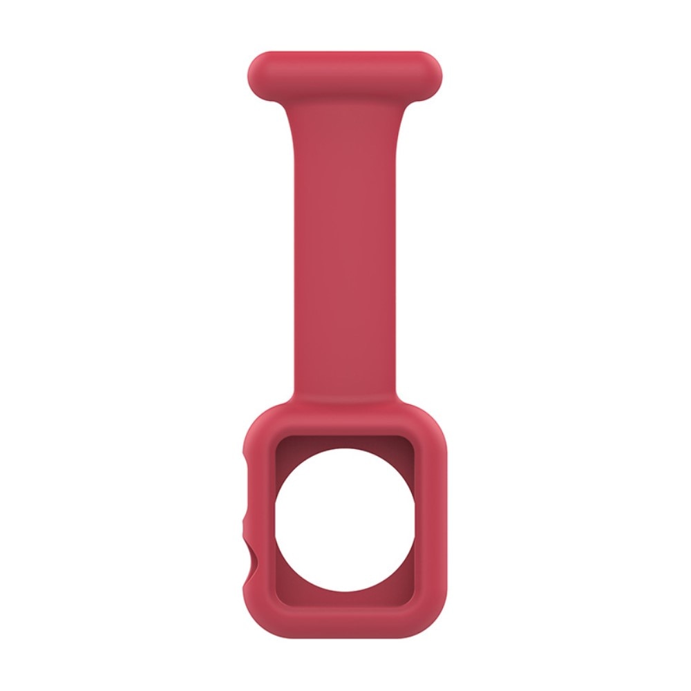 Orologi da infermiere custodia in silicone Apple Watch 40mm rosso