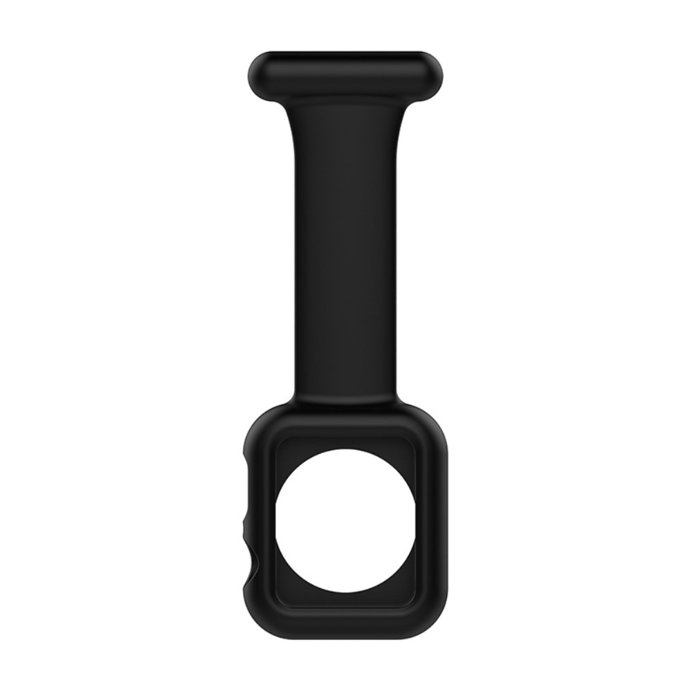 Orologi da infermiere custodia in silicone Apple Watch 40mm nero