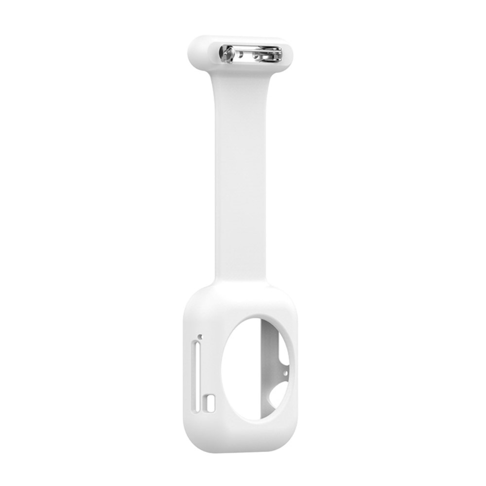 Orologi da infermiere custodia in silicone Apple Watch 42mm bianco