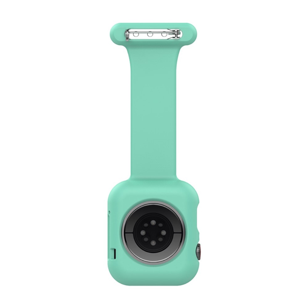 Orologi da infermiere custodia in silicone Apple Watch 45mm Series 8 Verde