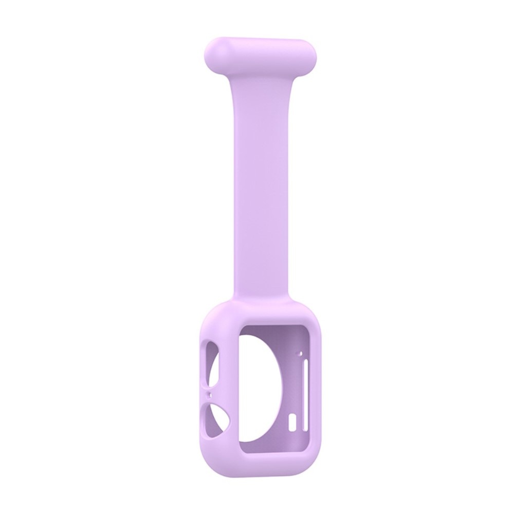 Orologi da infermiere custodia in silicone Apple Watch 44mm viola