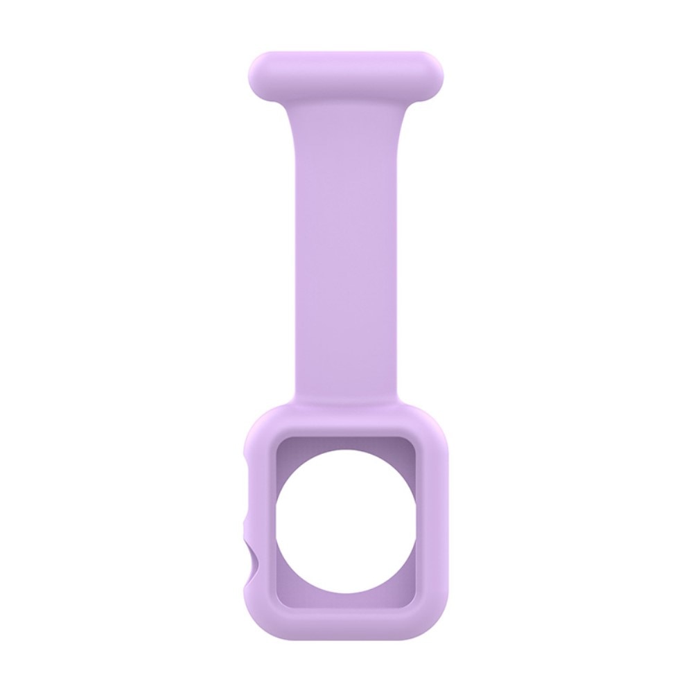 Orologi da infermiere custodia in silicone Apple Watch 44mm viola