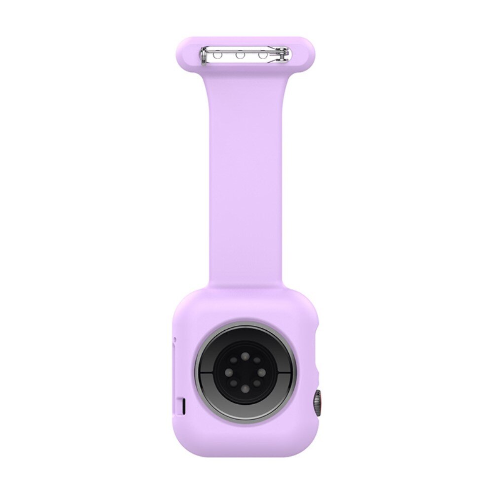 Orologi da infermiere custodia in silicone Apple Watch 44mm viola