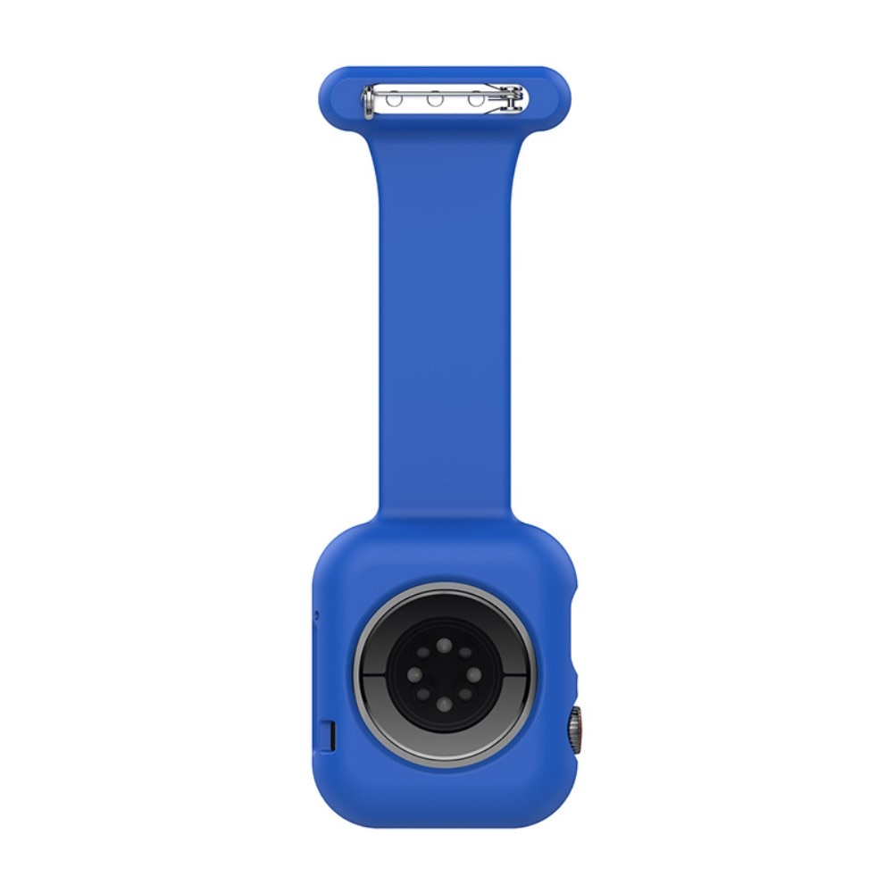 Orologi da infermiere custodia in silicone Apple Watch 42mm blu