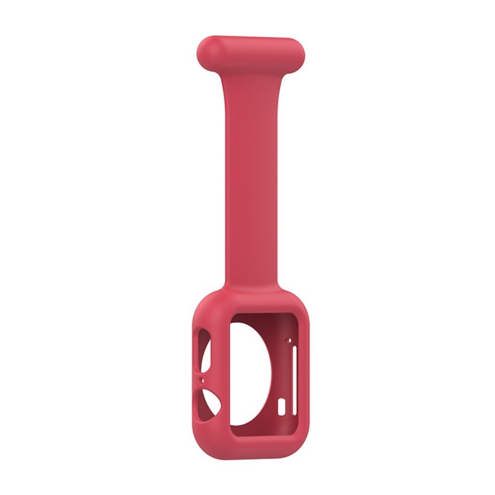 Orologi da infermiere custodia in silicone Apple Watch 42mm rosso