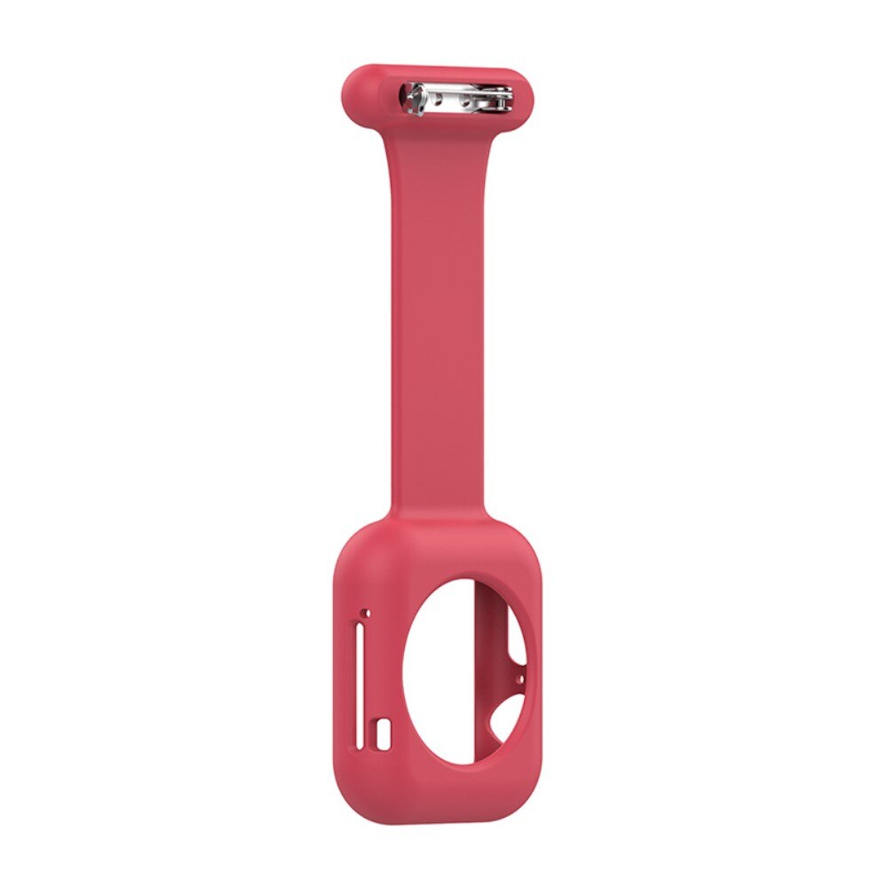 Orologi da infermiere custodia in silicone Apple Watch 42mm rosso