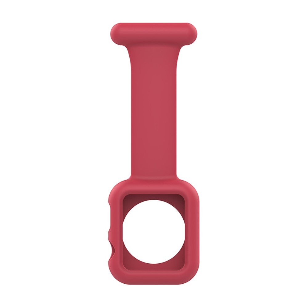 Orologi da infermiere custodia in silicone Apple Watch 42mm rosso