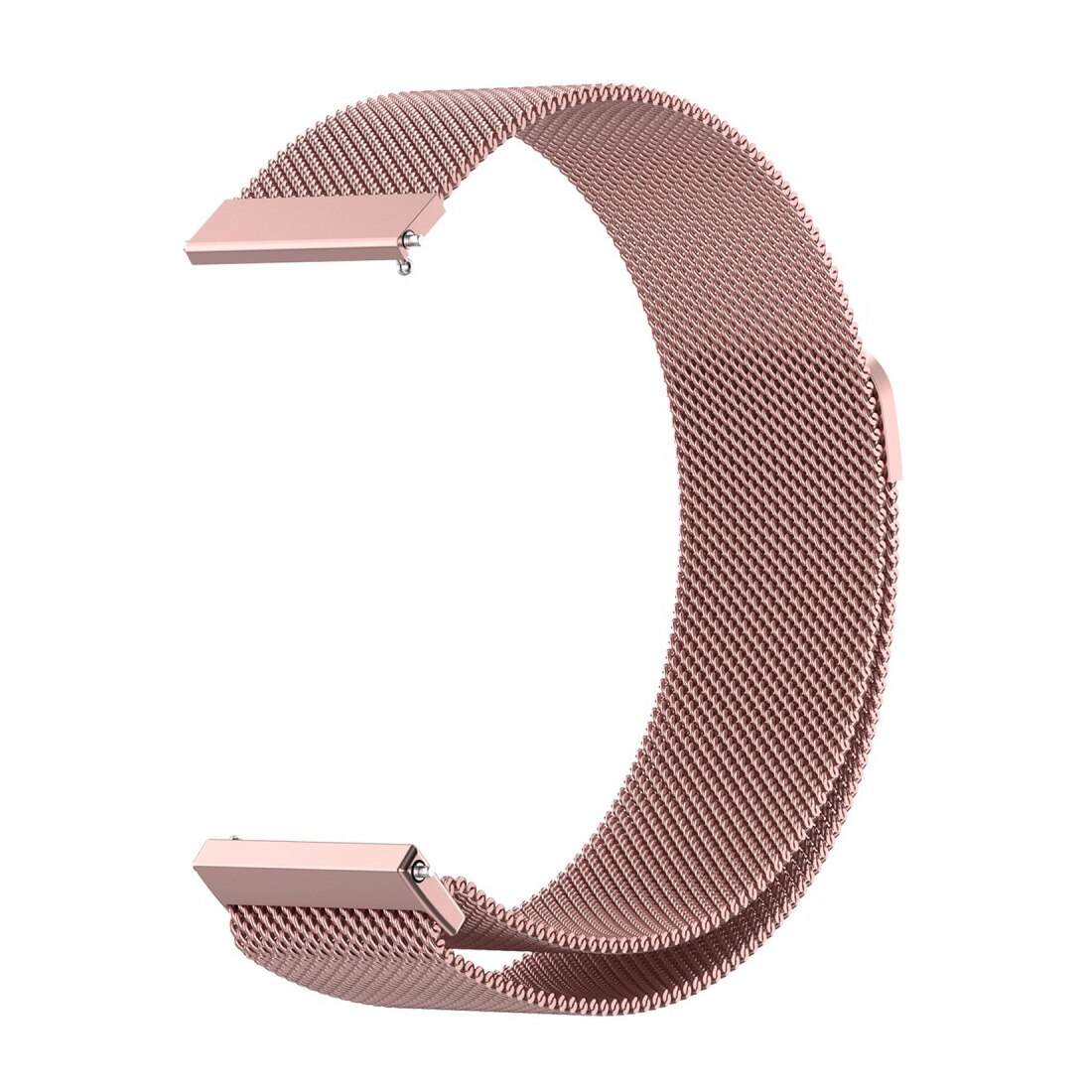 Cinturino in maglia milanese per Hama Fit Watch 6910, rosa dorato