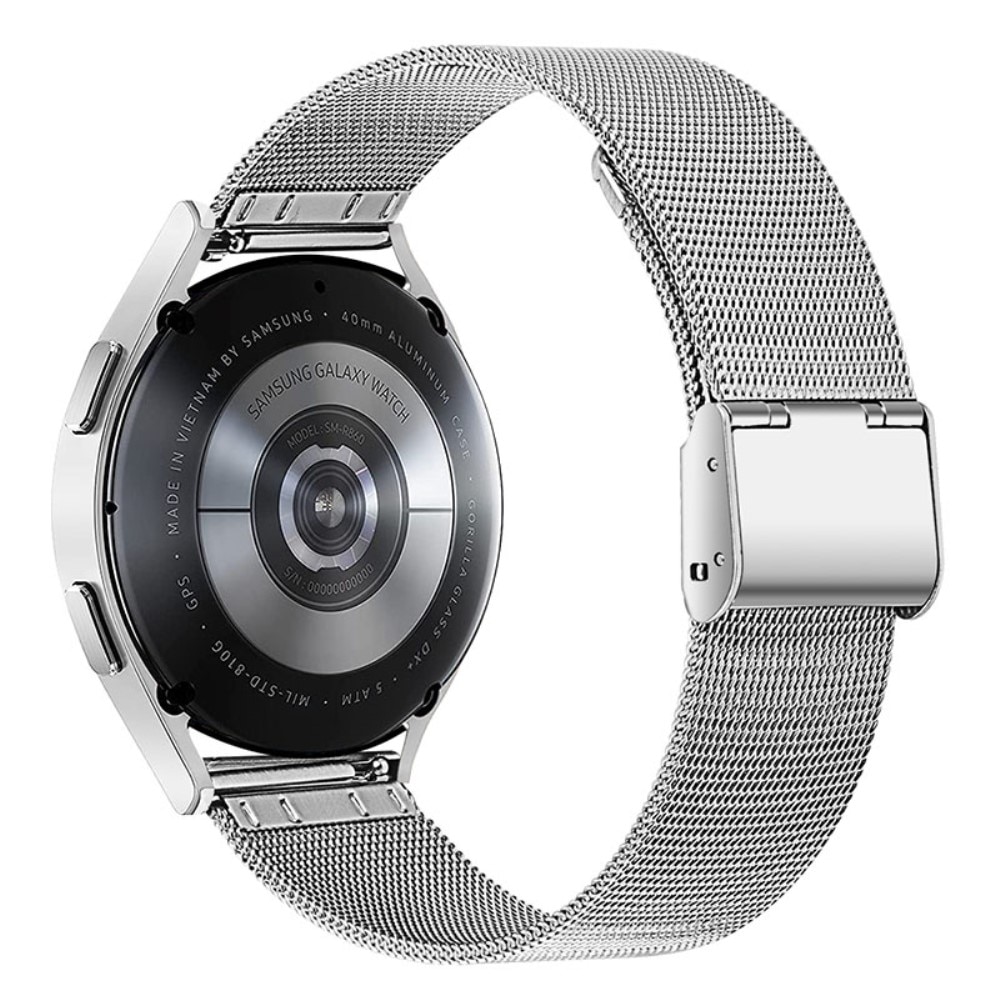 Cinturino in rete Samsung Galaxy Watch 6 40mm, d'argento